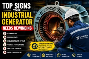 Top Signs Your Industrial Generator Needs Rewinding